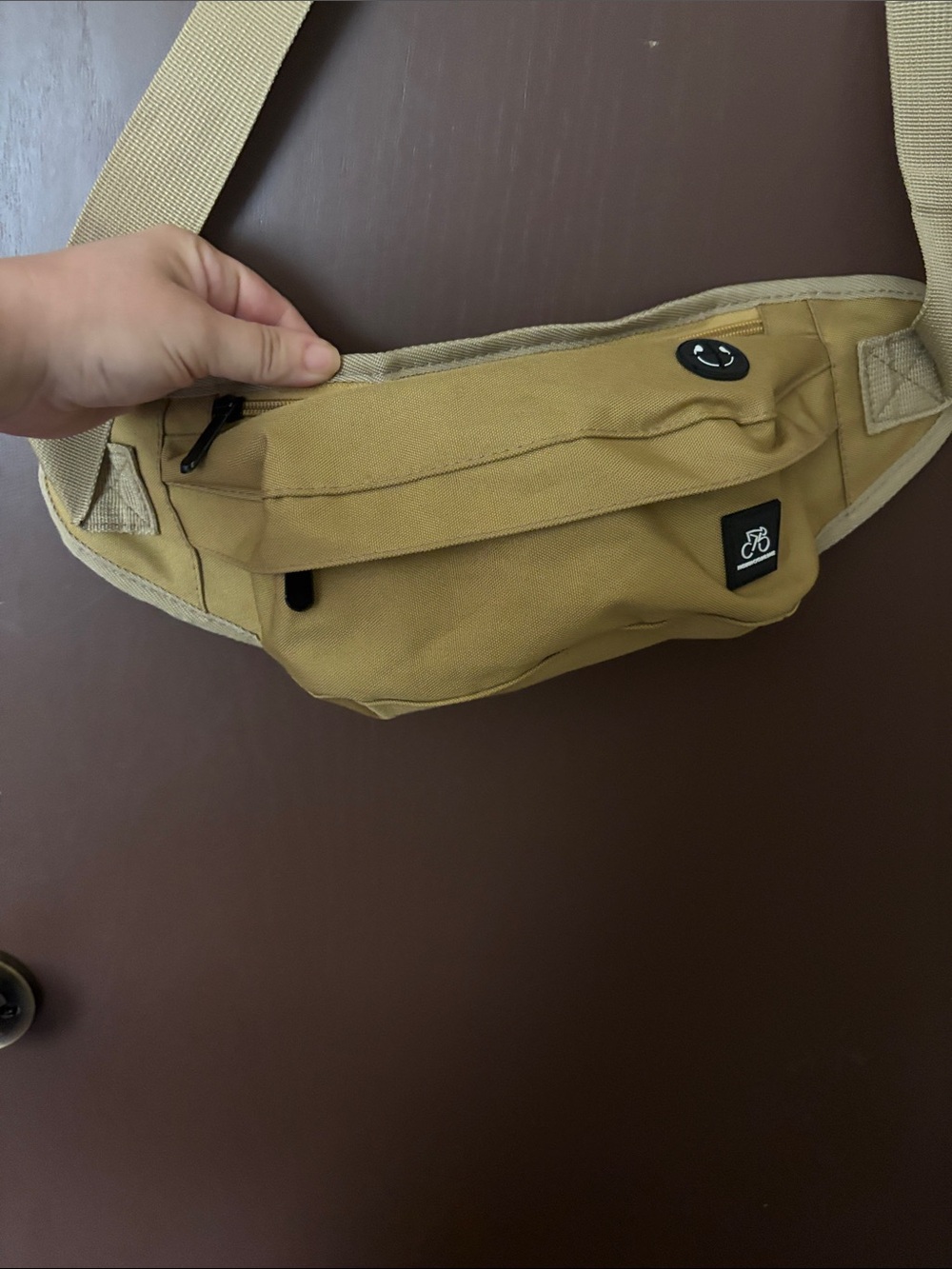 Canvas Waist Bag - Tan